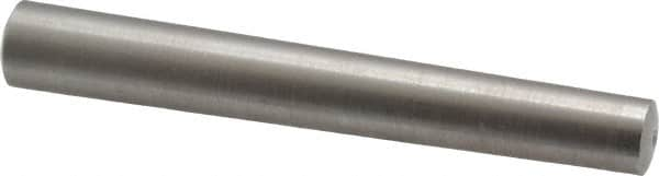 Value Collection - Size 7, 0.3466" Small End Diam, 0.409" Large End Diam, Passivated Stainless Steel Taper Pin - Grade 303, 18-8, 3" OAL, 3 Pin Length - Caliber Tooling