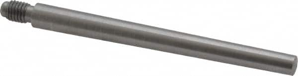 Value Collection - Size 5, 0.287" Large End Diam, Uncoated Steel 1/4-28 Threaded Taper Pin - Grade C-12L14, 3 Pin Length - Caliber Tooling