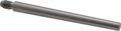 Value Collection - Size 5, 0.287" Large End Diam, Uncoated Steel 1/4-28 Threaded Taper Pin - Grade C-12L14, 3 Pin Length - Caliber Tooling