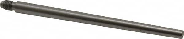 Value Collection - Size 5, 0.287" Large End Diam, Uncoated Steel 1/4-28 Threaded Taper Pin - Grade C-12L14, 4 Pin Length - Caliber Tooling