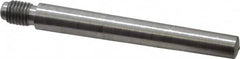 Value Collection - Size 6, 0.339" Large End Diam, Uncoated Steel 5/16-24 Threaded Taper Pin - Grade C-12L14, 2-1/2 Pin Length - Caliber Tooling