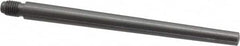 Value Collection - Size 6, 0.339" Large End Diam, Uncoated Steel 5/16-24 Threaded Taper Pin - Grade C-12L14, 4 Pin Length - Caliber Tooling