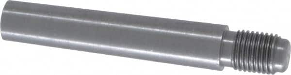 Value Collection - Size 7, 0.407" Large End Diam, Uncoated Steel 3/8-24 Threaded Taper Pin - Grade C-12L14, 2 Pin Length - Caliber Tooling