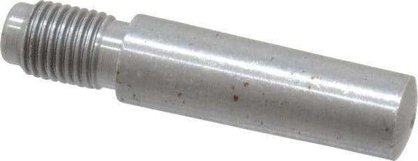 Value Collection - Size 8, 0.49" Large End Diam, Uncoated Steel 7/16-20 Threaded Taper Pin - Grade C-12L14, 1-1/2 Pin Length - Caliber Tooling