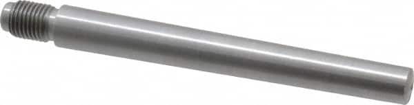 Value Collection - Size 8, 0.49" Large End Diam, Uncoated Steel 7/16-20 Threaded Taper Pin - Grade C-12L14, 4 Pin Length - Caliber Tooling