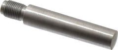 Value Collection - Size 9, 0.589" Large End Diam, Uncoated Steel 1/2-20 Threaded Taper Pin - Grade C-12L14, 2-1/2 Pin Length - Caliber Tooling