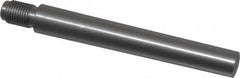 Value Collection - Size 9, 0.589" Large End Diam, Uncoated Steel 1/2-20 Threaded Taper Pin - Grade C-12L14, 4 Pin Length - Caliber Tooling