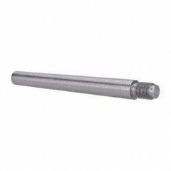 Value Collection - Size 9, 0.589" Large End Diam, Uncoated Steel 1/2-20 Threaded Taper Pin - Grade C-12L14, 5 Pin Length - Caliber Tooling