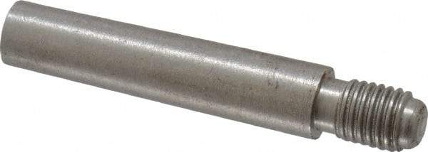 Value Collection - Size 6, 0.339" Large End Diam, Passivated Stainless Steel 5/16-24 Threaded Taper Pin - Grade 303, 18-8, 1-1/2 Pin Length - Caliber Tooling