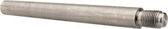 Value Collection - Size 9, 0.589" Large End Diam, Passivated Stainless Steel 1/2-20 Threaded Taper Pin - Grade 303, 18-8, 5 Pin Length - Caliber Tooling