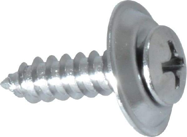 Value Collection - #10 Sems Oval Head Phillips Sheet Metal Screw - Steel, 3/4" OAL, Grade 2 - Caliber Tooling