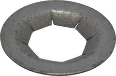 Value Collection - 5/8" OD, Spring Steel Push Nut - Zinc-Plated, 5/16" Shaft Diam - Caliber Tooling