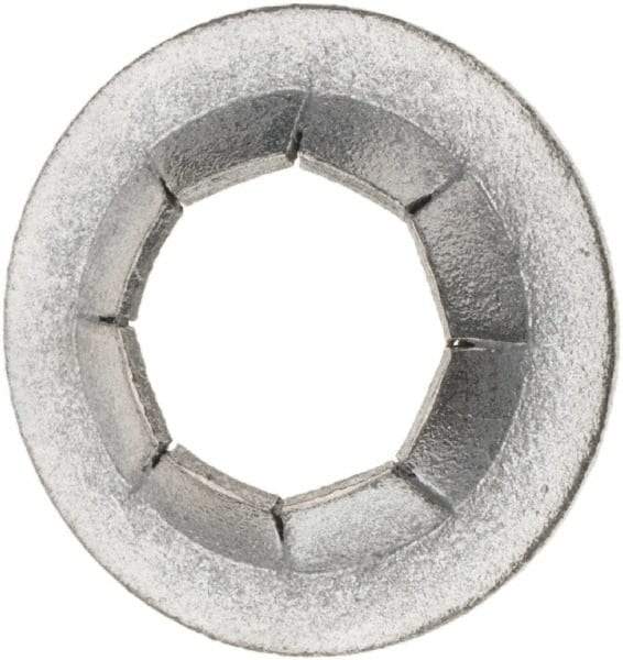 Value Collection - 3/4" OD, Spring Steel Push Nut - Zinc-Plated, 3/8" Shaft Diam - Caliber Tooling