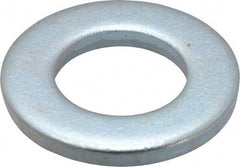 Value Collection - 3/4" Screw, Steel SAE Flat Washer - 13/16" ID x 1-1/2" OD, 9/64" Thick, Zinc-Plated Finish - Caliber Tooling