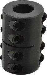 Climax Metal Products - 3/4" Inside x 1-1/2" Outside Diam, Two Piece Rigid Coupling without Keyway - 2-1/4" Long - Caliber Tooling