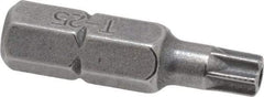 Value Collection - Tamper Resistant Torx Screwdriver Bit - 1" OAL - Caliber Tooling