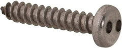 Made in USA - #6 Pan Head Spanner Sheet Metal Screw - Stainless Steel, 3/4" Length Under Head, Grade 18-8 - Caliber Tooling