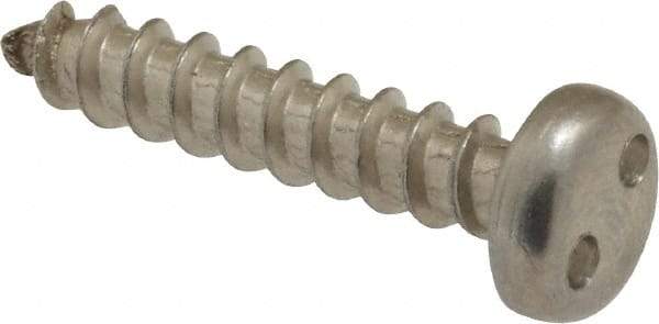 Made in USA - #10 Pan Head Spanner Sheet Metal Screw - Stainless Steel, 1" Length Under Head, Grade 18-8 - Caliber Tooling