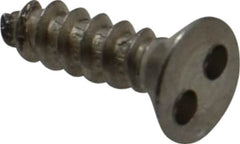 Made in USA - #6 Flat Head Spanner Sheet Metal Screw - Stainless Steel, 1/2" OAL, Grade 18-8 - Caliber Tooling