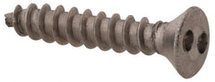 Made in USA - #6 Flat Head Spanner Sheet Metal Screw - Stainless Steel, 3/4" OAL, Grade 18-8 - Caliber Tooling