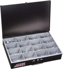 Value Collection - M4x0.7 to M16x2 Thread, 665 Piece Steel Nut Assortment - Grade 2 - Caliber Tooling