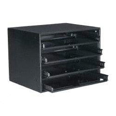 Durham - Small Parts Slide Rack Cabinet - 15-3/4" Deep x 15" Wide x 20" High - Caliber Tooling