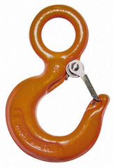 CM - Chain Grade 80, Alloy Steel Eye Hook - 1.78" Hook Throat, 7.31" Reach, 2" Eye ID, 10.07" OAL - Caliber Tooling