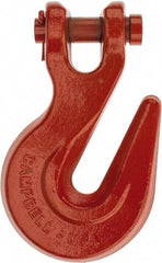 Campbell - 3/4 Inch Chain Diameter, Grade 70 Clevis Hook - 28,300 Lbs. Load Capacity, 15/16 Inch Inside Diameter, 15/16 Inch Pin Diameter, 13/16 Inch Hook Throat - Caliber Tooling