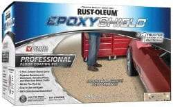 Rust-Oleum - 2 Gal (2) One Gallon Cans Gloss Dunes Tan 2 Part Epoxy Floor Coating - <250 g/L VOC Content - Caliber Tooling