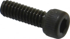 Unbrako - #5-40 UNC Hex Socket Drive, Socket Cap Screw - Alloy Steel, Black Oxide Finish, 3/8" Length Under Head - Caliber Tooling