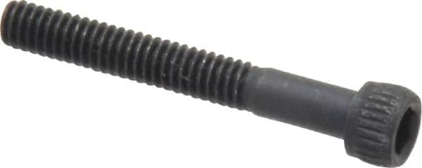 Unbrako - #8-32 UNC Hex Socket Drive, Socket Cap Screw - Alloy Steel, Black Oxide Finish, 1-1/4" Length Under Head - Caliber Tooling