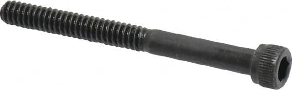 Unbrako - #10-24 UNC Hex Socket Drive, Socket Cap Screw - Alloy Steel, Black Oxide Finish, 2" Length Under Head - Caliber Tooling