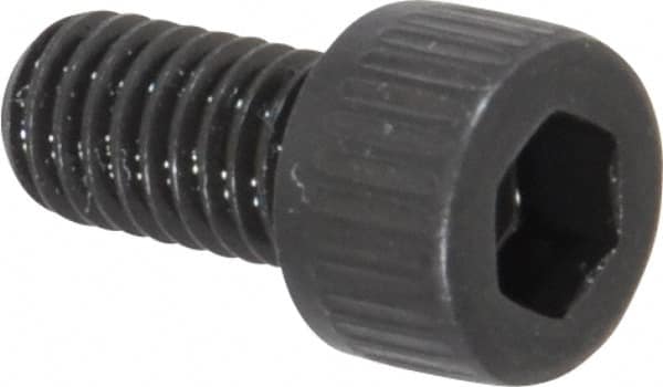 Unbrako - #10-32 UNF Hex Socket Drive, Socket Cap Screw - Alloy Steel, Black Oxide Finish, 3/8" Length Under Head - Caliber Tooling