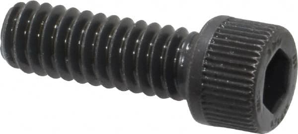 Unbrako - 1/4-20 UNC Hex Socket Drive, Socket Cap Screw - Alloy Steel, Black Oxide Finish, 3/4" Length Under Head - Caliber Tooling