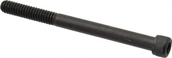 Unbrako - 1/4-20 UNC Hex Socket Drive, Socket Cap Screw - Alloy Steel, Black Oxide Finish, 3" Length Under Head - Caliber Tooling