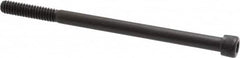 Unbrako - 1/4-20 UNC Hex Socket Drive, Socket Cap Screw - Alloy Steel, Black Oxide Finish, 4" Length Under Head - Caliber Tooling