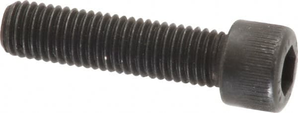 Unbrako - 1/4-28 UNF Hex Socket Drive, Socket Cap Screw - Alloy Steel, Black Oxide Finish, 1" Length Under Head - Caliber Tooling