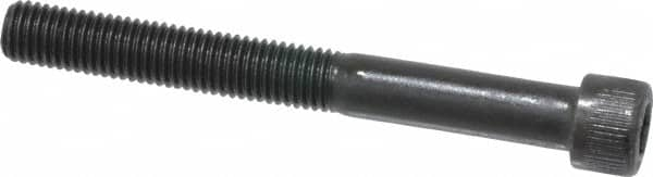 Unbrako - 1/4-28 UNF Hex Socket Drive, Socket Cap Screw - Alloy Steel, Black Oxide Finish, 2-1/4" Length Under Head - Caliber Tooling