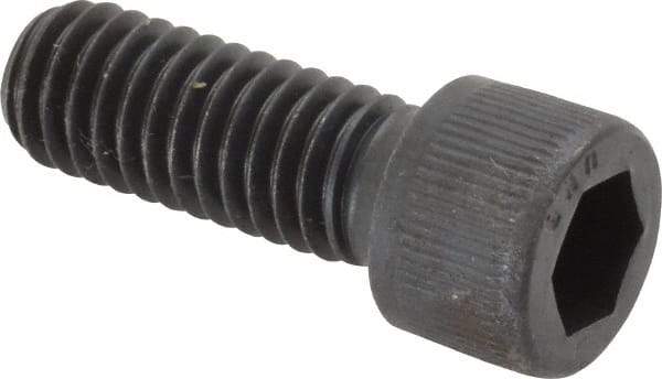 Unbrako - 3/8-16 UNC Hex Socket Drive, Socket Cap Screw - Alloy Steel, Black Oxide Finish, 1" Length Under Head - Caliber Tooling