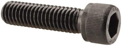 Unbrako - 3/8-16 UNC Hex Socket Drive, Socket Cap Screw - Alloy Steel, Black Oxide Finish, 1-3/8" Length Under Head - Caliber Tooling