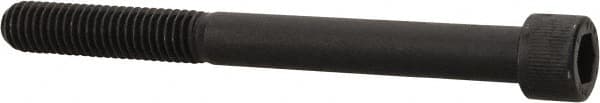 Unbrako - 3/8-16 UNC Hex Socket Drive, Socket Cap Screw - Alloy Steel, Black Oxide Finish, 4" Length Under Head - Caliber Tooling