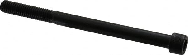 Unbrako - 3/8-16 UNC Hex Socket Drive, Socket Cap Screw - Alloy Steel, Black Oxide Finish, 5" Length Under Head - Caliber Tooling