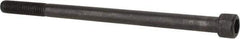 Unbrako - 3/8-16 UNC Hex Socket Drive, Socket Cap Screw - Alloy Steel, Black Oxide Finish, 6-1/2" Length Under Head - Caliber Tooling