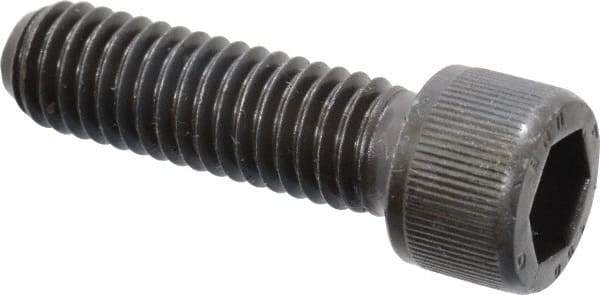 Unbrako - 7/16-14 UNC Hex Socket Drive, Socket Cap Screw - Alloy Steel, Black Oxide Finish, 1-1/2" Length Under Head - Caliber Tooling