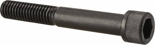 Unbrako - 7/16-14 UNC Hex Socket Drive, Socket Cap Screw - Alloy Steel, Black Oxide Finish, 3" Length Under Head - Caliber Tooling