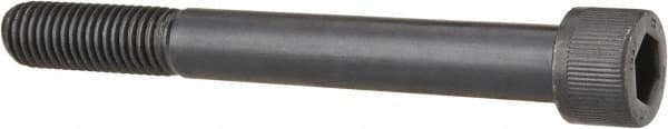 Unbrako - 5/8-11 UNC Hex Socket Drive, Socket Cap Screw - Alloy Steel, Black Oxide Finish, 5-1/2" Length Under Head - Caliber Tooling