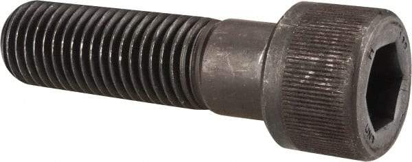 Unbrako - 1-8 UNC Hex Socket Drive, Socket Cap Screw - Alloy Steel, Black Oxide Finish, 3-1/2" Length Under Head - Caliber Tooling