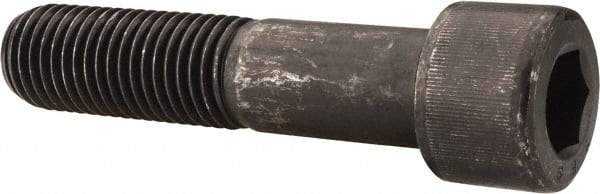 Unbrako - 1-8 UNC Hex Socket Drive, Socket Cap Screw - Alloy Steel, Black Oxide Finish, 4-1/2" Length Under Head - Caliber Tooling