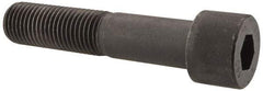 Unbrako - 1-1/4 - 7 UNC Hex Socket Drive, Socket Cap Screw - Alloy Steel, Black Oxide Finish, 6" Length Under Head - Caliber Tooling