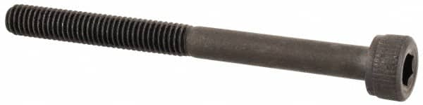 Unbrako - M3x0.50 Metric Coarse Hex Socket Drive, Socket Cap Screw - Grade 12.9 Alloy Steel, Black Oxide Finish, 35mm Length Under Head - Caliber Tooling